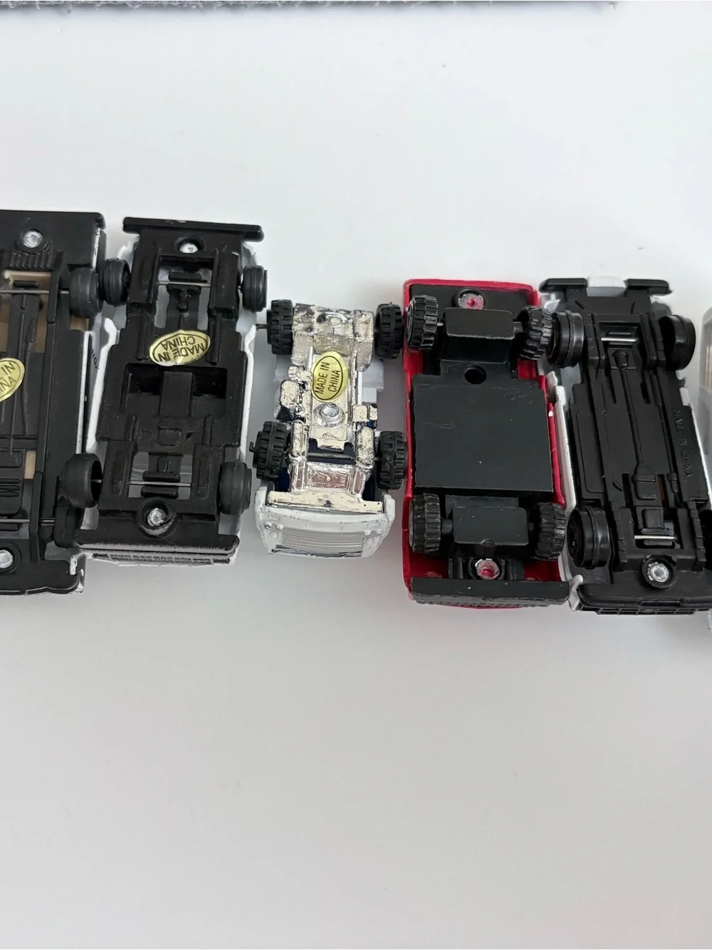Vintage Diecast Rescue Vehicle Lot of 7 Police Fire Ambulance Tow Truck